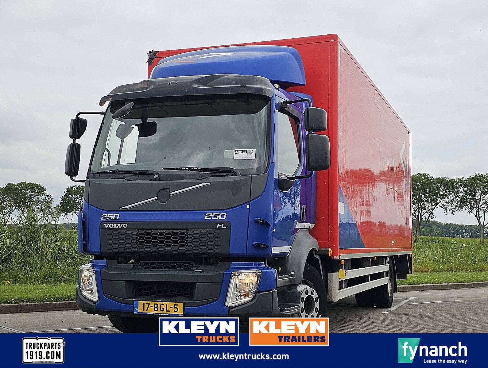 VOLVO FL 250.16 airco taillift nl-tr, Auto's, Vrachtwagens, Automaat, Euro 6, Blauw, Origineel Nederlands