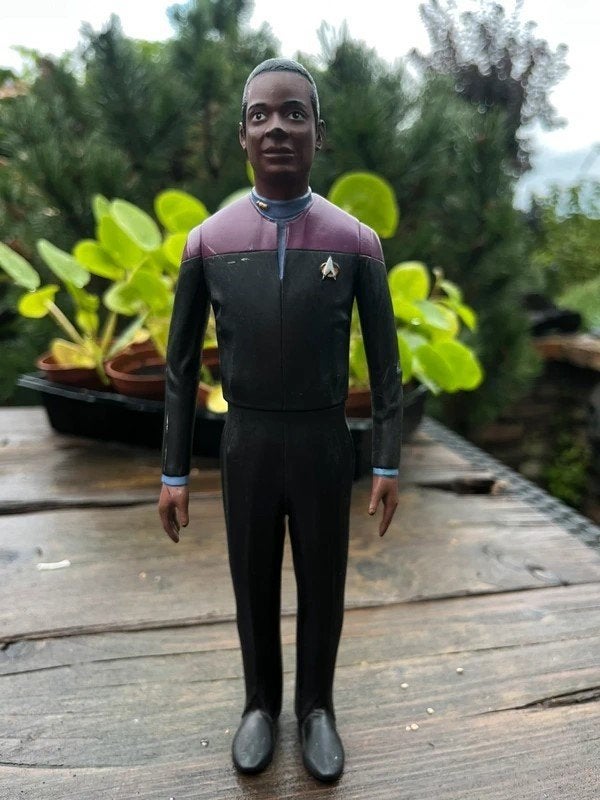 Star Trek pop Benjamin Lafayette (Ben) Sisko 23 cm, Ophalen of Verzenden, Zo goed als nieuw, Film, Actiefiguur of Pop