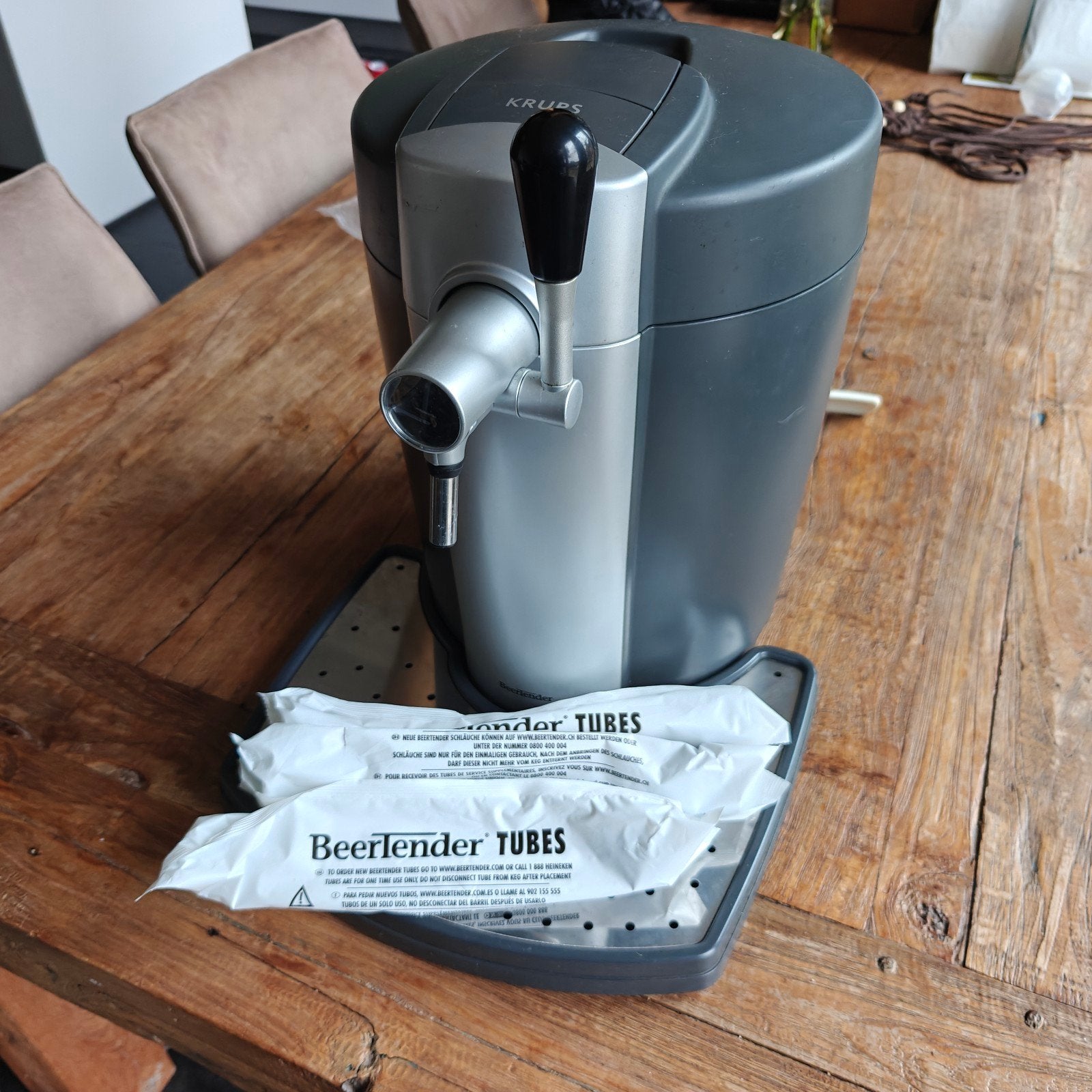 Krups BeerTender biertap. thuistap, Witgoed en Apparatuur, Ophalen, Zo goed als nieuw, Krups