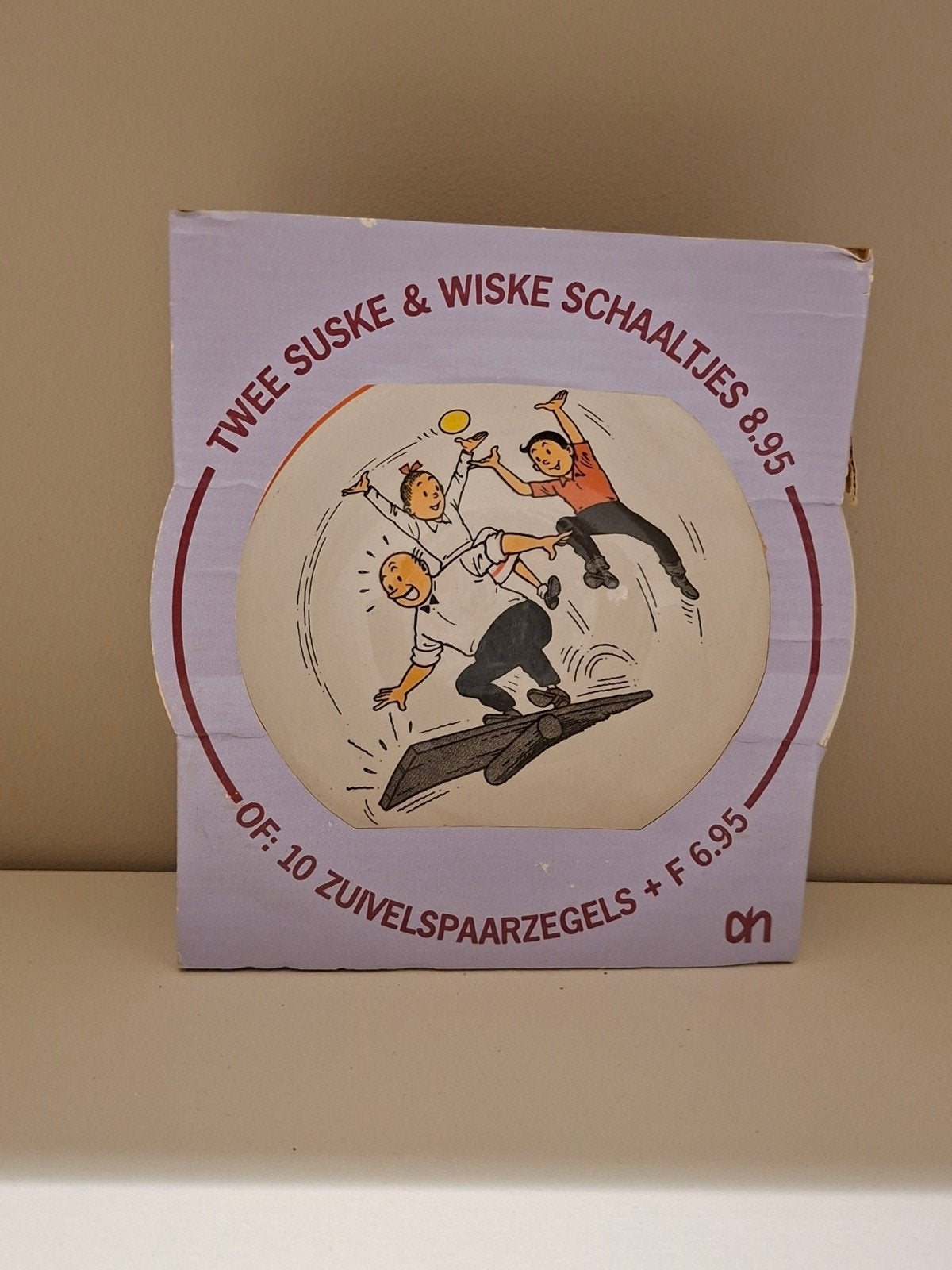 Suske en wiske 2 schaaltjes A.H, Verzamelen, Ophalen of Verzenden, Suske en Wiske, Zo goed als nieuw, Gebruiksvoorwerp