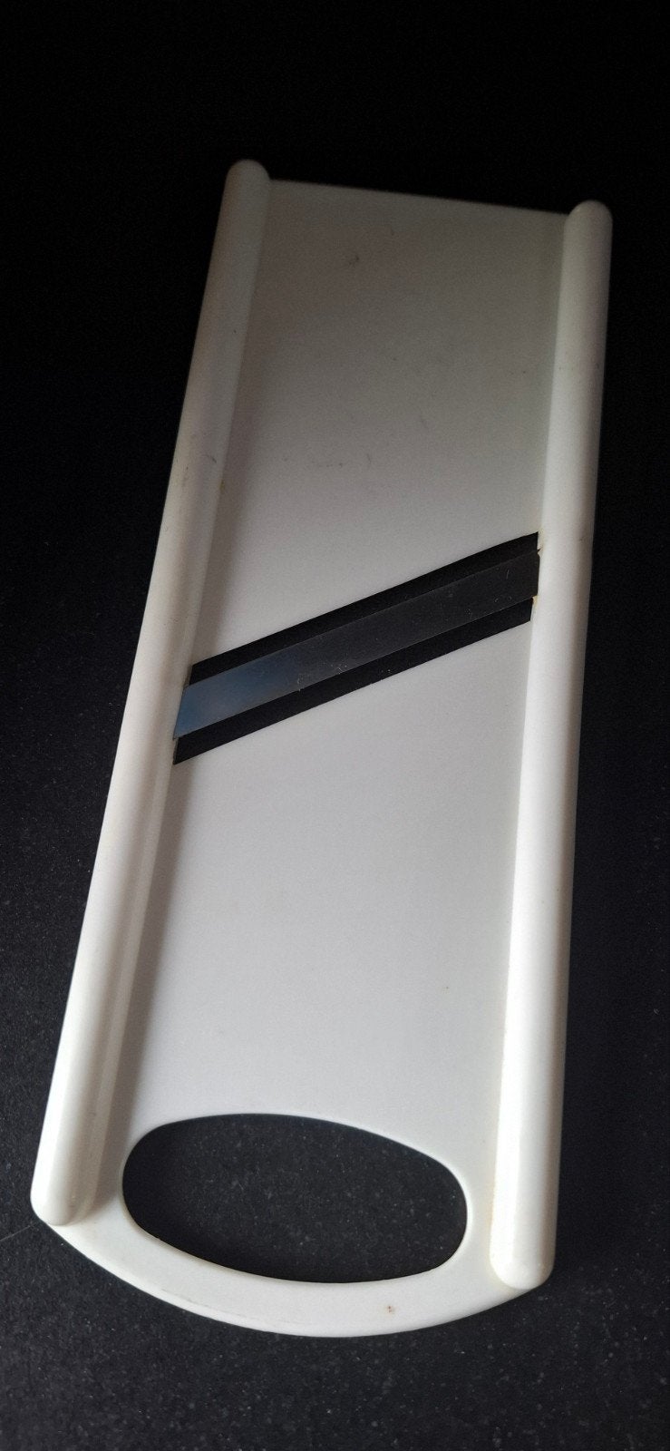 Witte mandoline snijder voor groenten en fruit, Ophalen, Kunststof, Wit, Overige typen