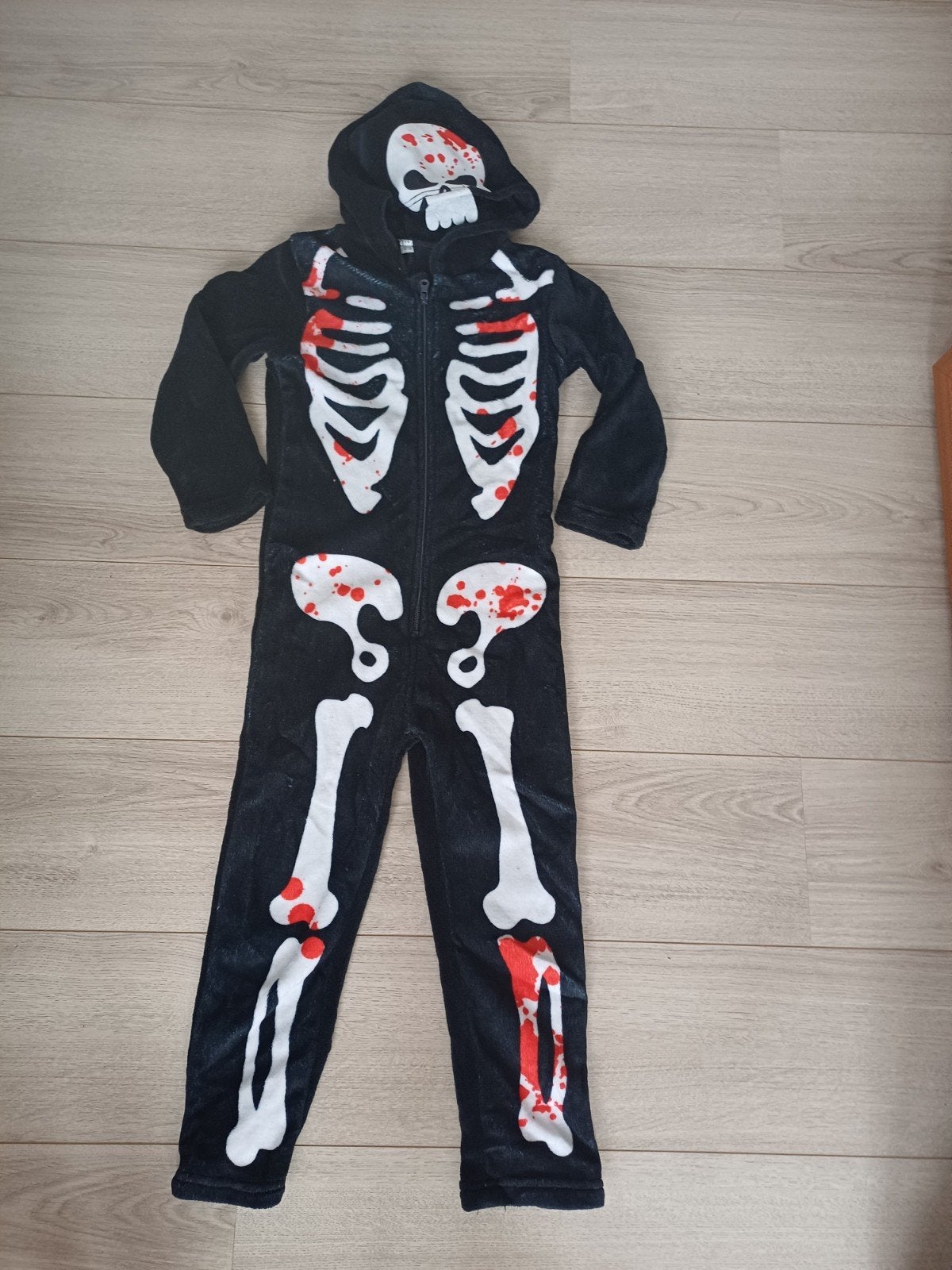 Skeletten Halloween onesi Maat 122/128, Jongen of Meisje, Ophalen of Verzenden, Onbekend, Overige typen