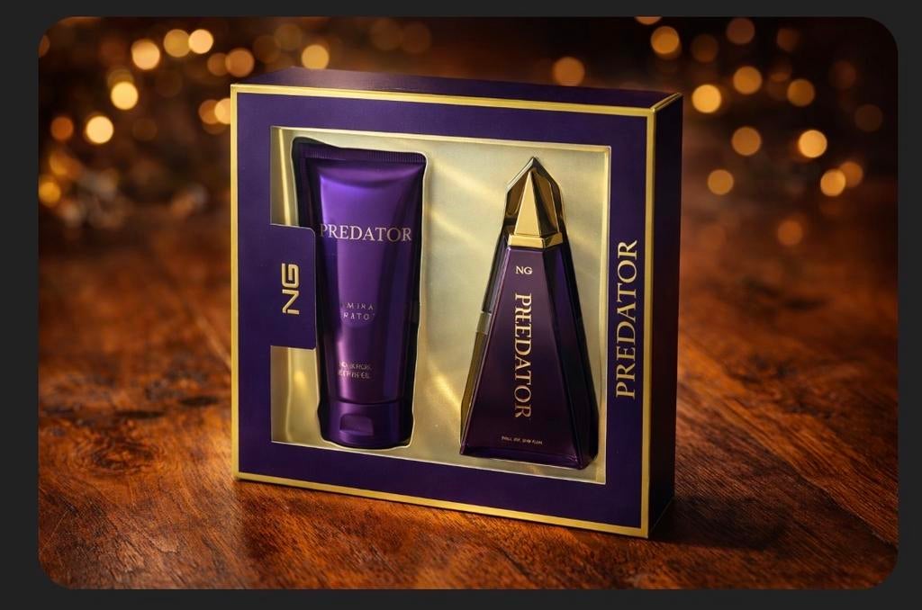 NG Predator Cadeauset: Eau de Parfum & Douchegel, Ophalen of Verzenden, Nieuw