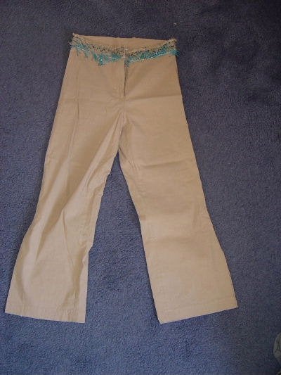 super gave dames capribroek van MORGAN ( maat XS ), Ophalen of Verzenden, Gedragen, Maat 34 (XS) of kleiner, Lang