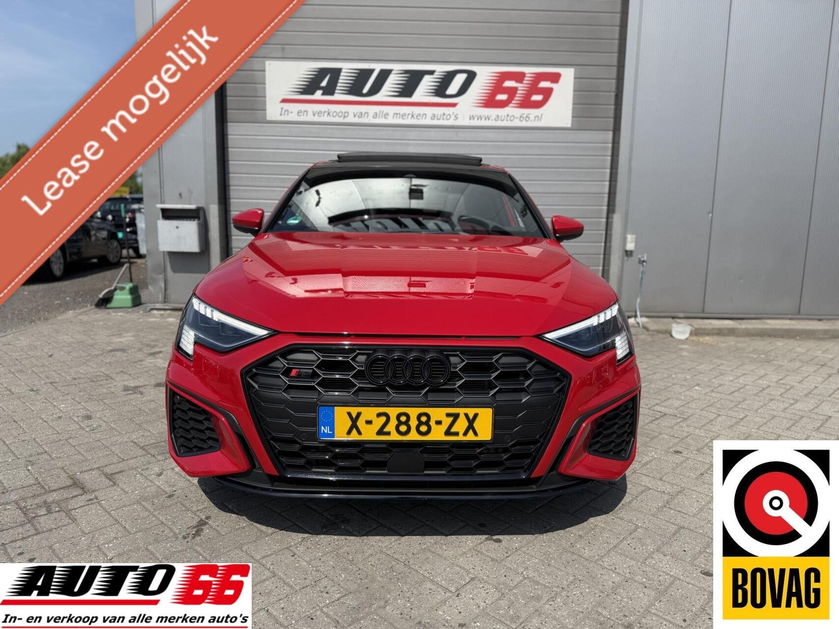 Audi S3 2.0 TFSI quattro Bang & Olufsen sfeer Pano NAVI FULL, Auto's, S3, Gebruikt, 4 cilinders, Leder