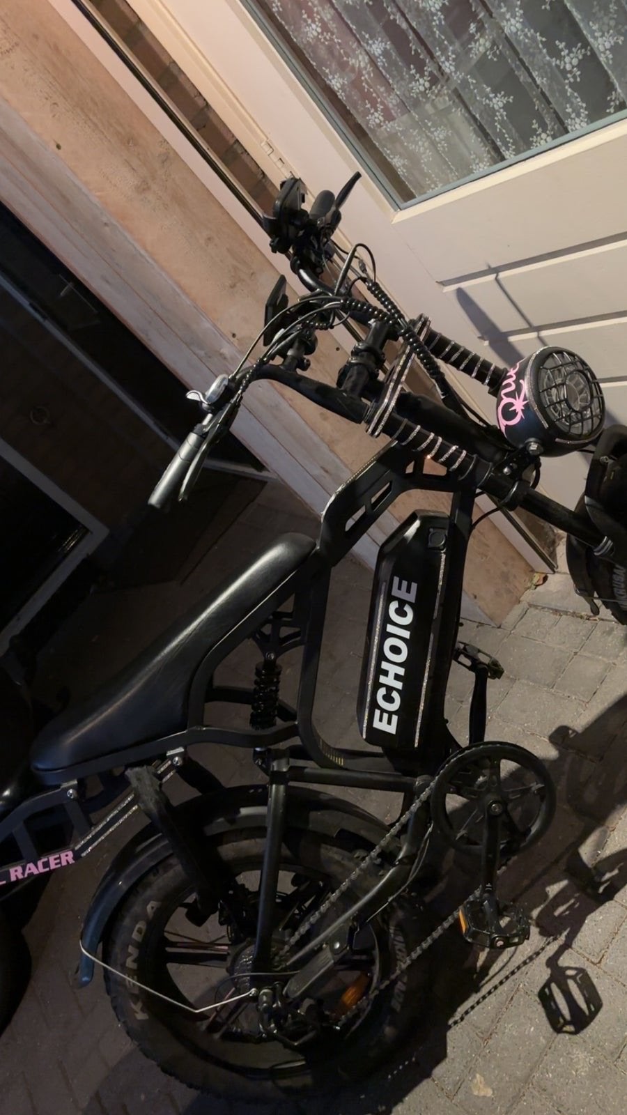 ECHOICE Fatbike Racer - Zwart met roze details, Fietsen en Brommers, Ophalen of Verzenden, Gebruikt, Overige merken