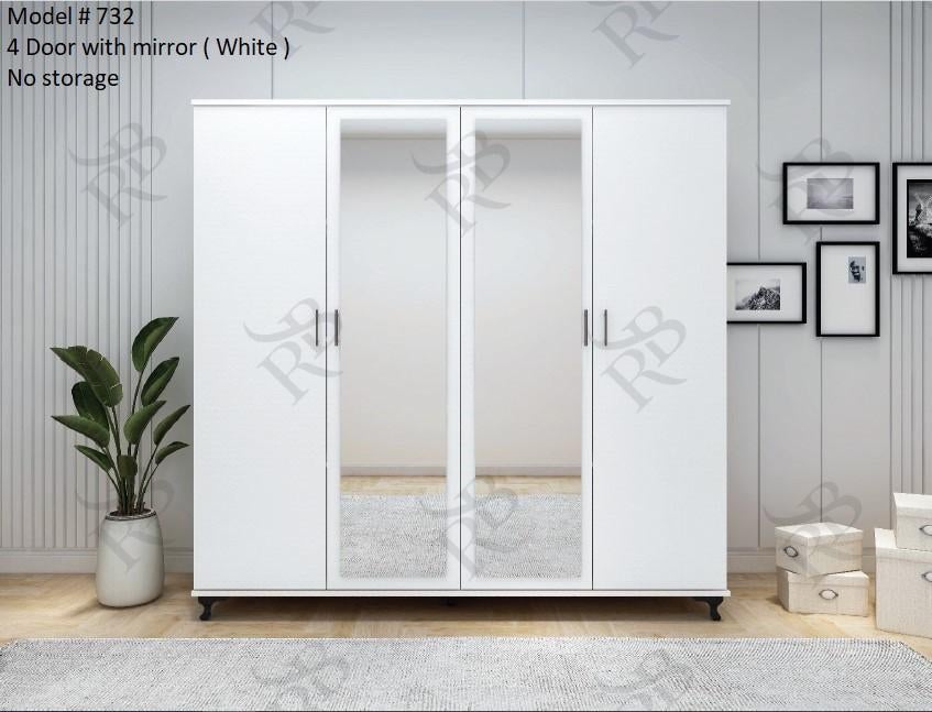 Kledingkast 2, 3 en 4-deurs met/zonder spiegel - Gratis leve, Overige materialen, Met deur(en), 200 cm of meer, Modern, Functioneel