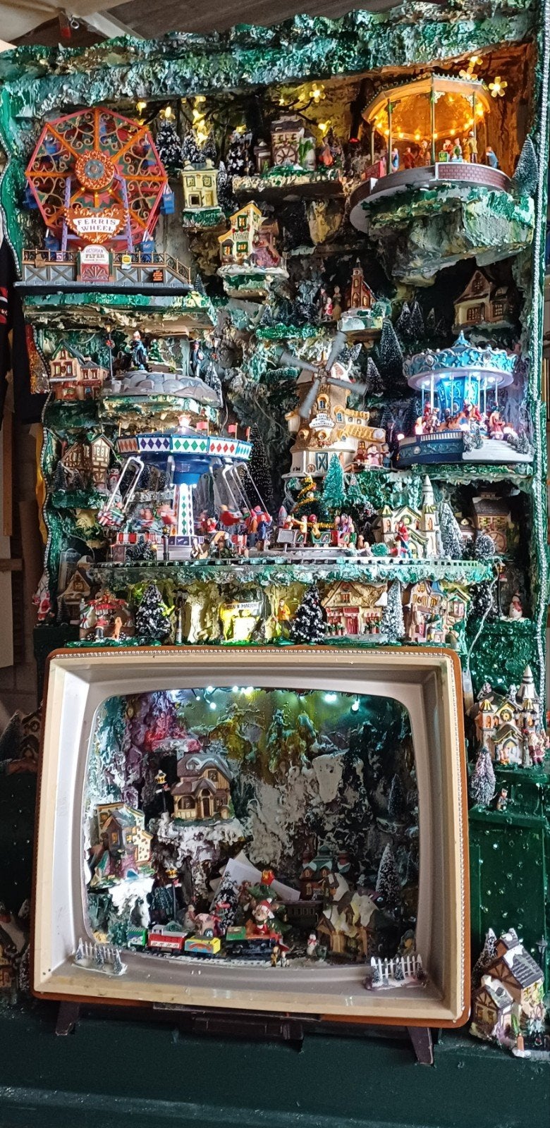Kermis kerst, Ophalen, Knutselwerk