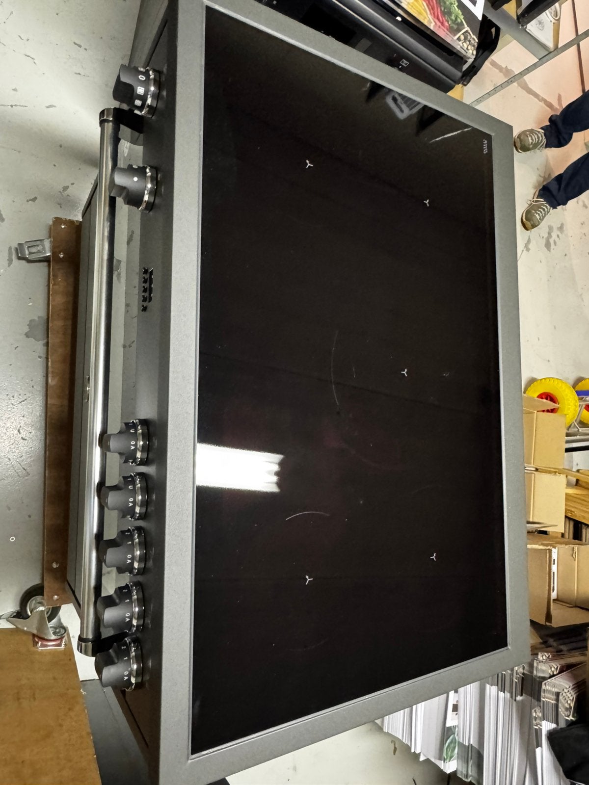 Bertazzoni Master Prime Line 90cm inductie fornuis, Ophalen, 60 cm of meer, Nieuw, Energieklasse A of zuiniger
