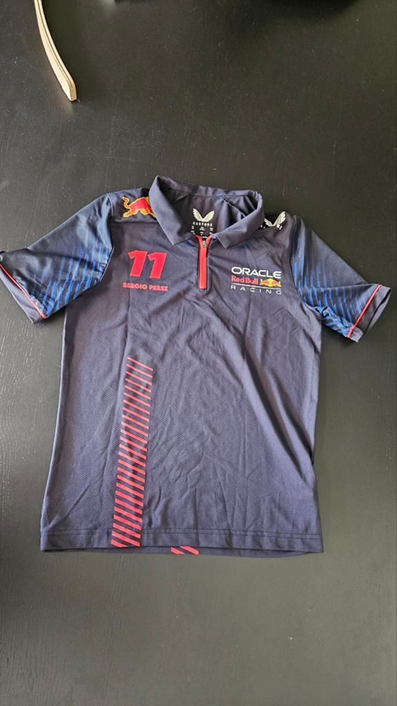 Red Bull Racing F1 Sergio Perez Poloshirt - Maat M, Ophalen of Verzenden, Zo goed als nieuw
