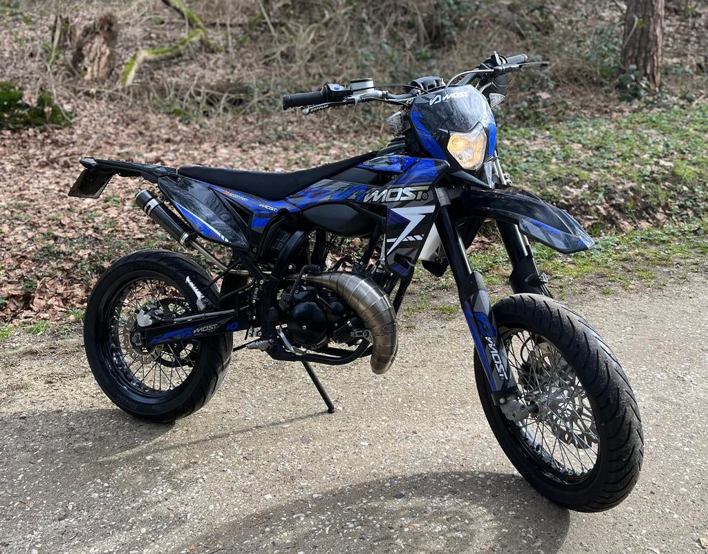 Sherco 50 SM 2022 –Schakelbrommer| Platek |Custom stickerset, Ophalen, Zo goed als nieuw