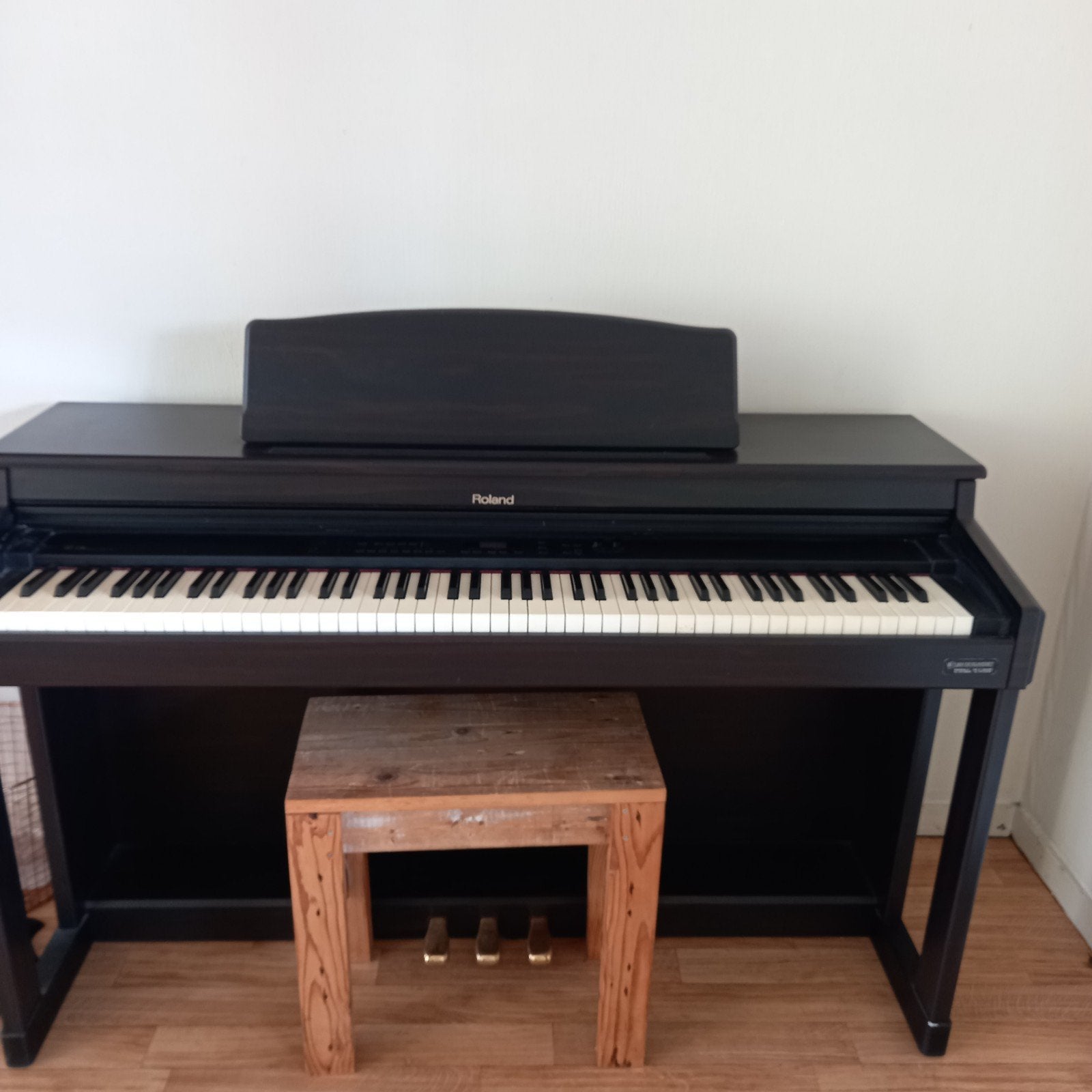 Mooie Roland digitale piano, Gebruikt, Zwart, Digitaal, Ophalen of Verzenden