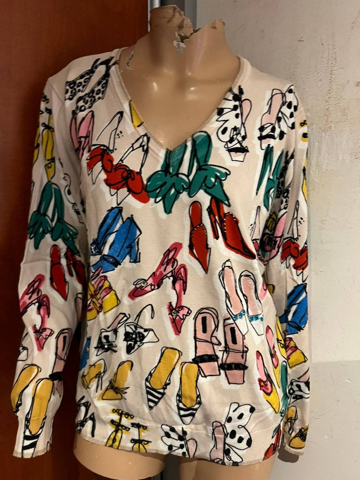 LEO & UGO blouse maat 4 40 origineel zgan, Maat 38/40 (M), G, G, Wit