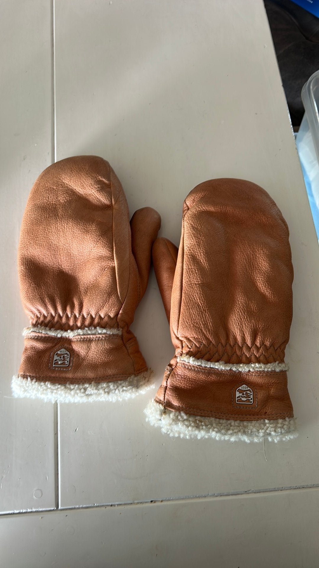 Leren wanten, Ophalen, Zo goed als nieuw, Handschoenen