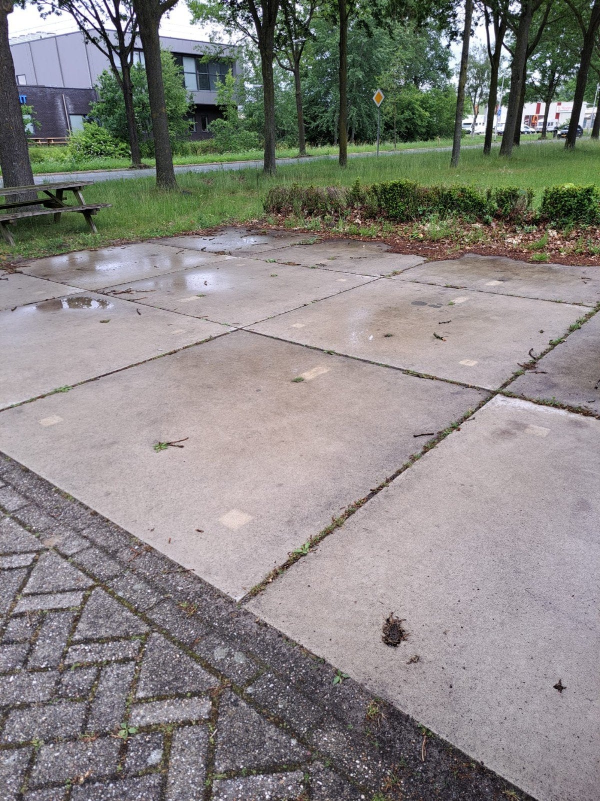 24 betonplaten / stelconplaten 2x2m, 16cm dik, Doe-het-zelf en Verbouw, Vloerdelen en Plavuizen, Gebruikt, Ophalen of Verzenden