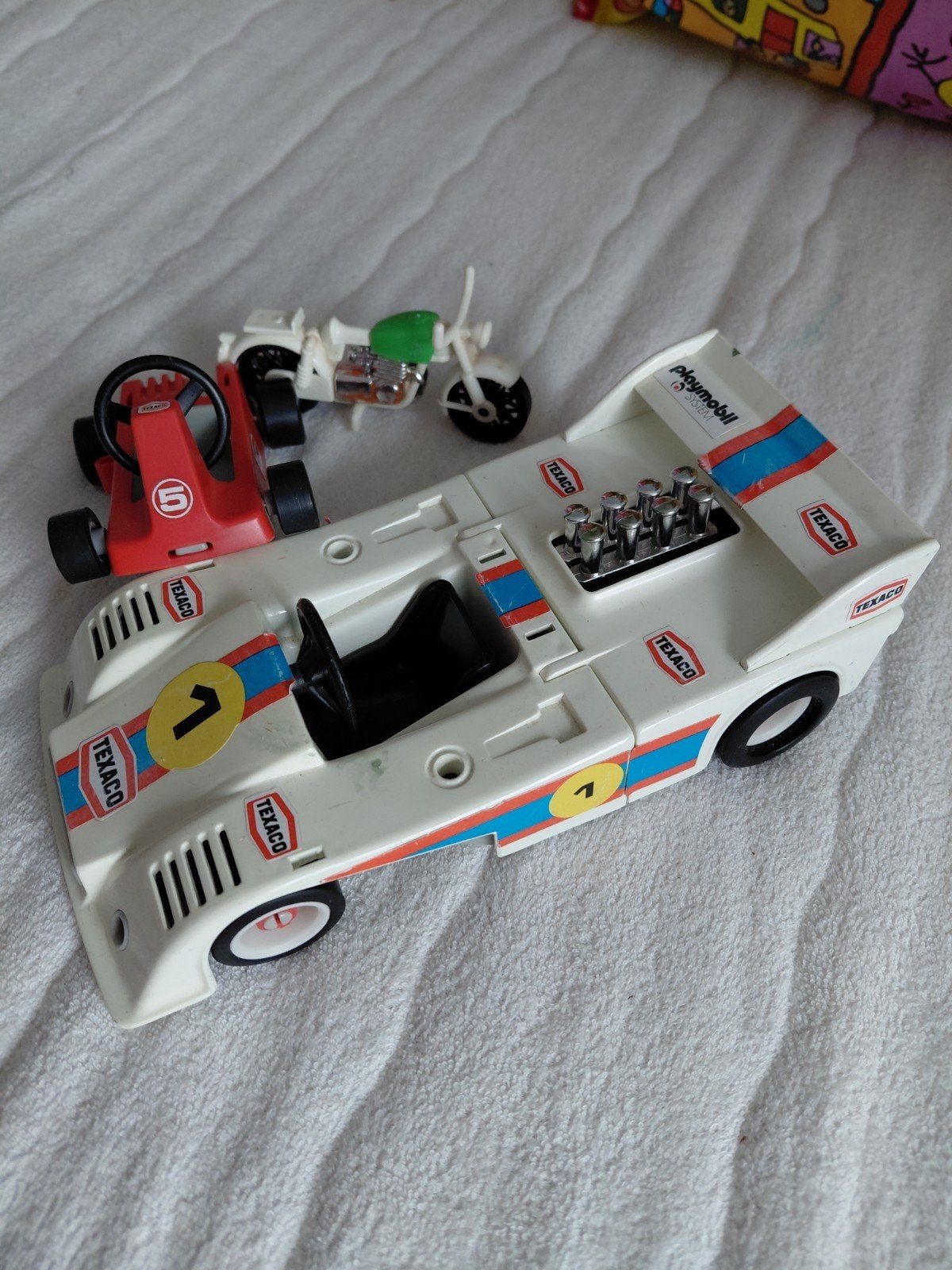 Playmobil Vintage Race Auto, Kart & Brommer Set, Ophalen of Verzenden, Gebruikt