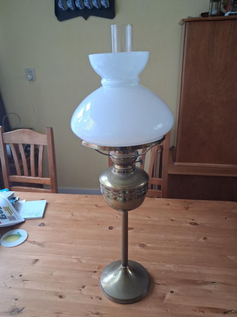 Originele antieken kosmos brenner petroleumlamp, Antiek en Kunst, Antiek | Lampen, Ophalen of Verzenden