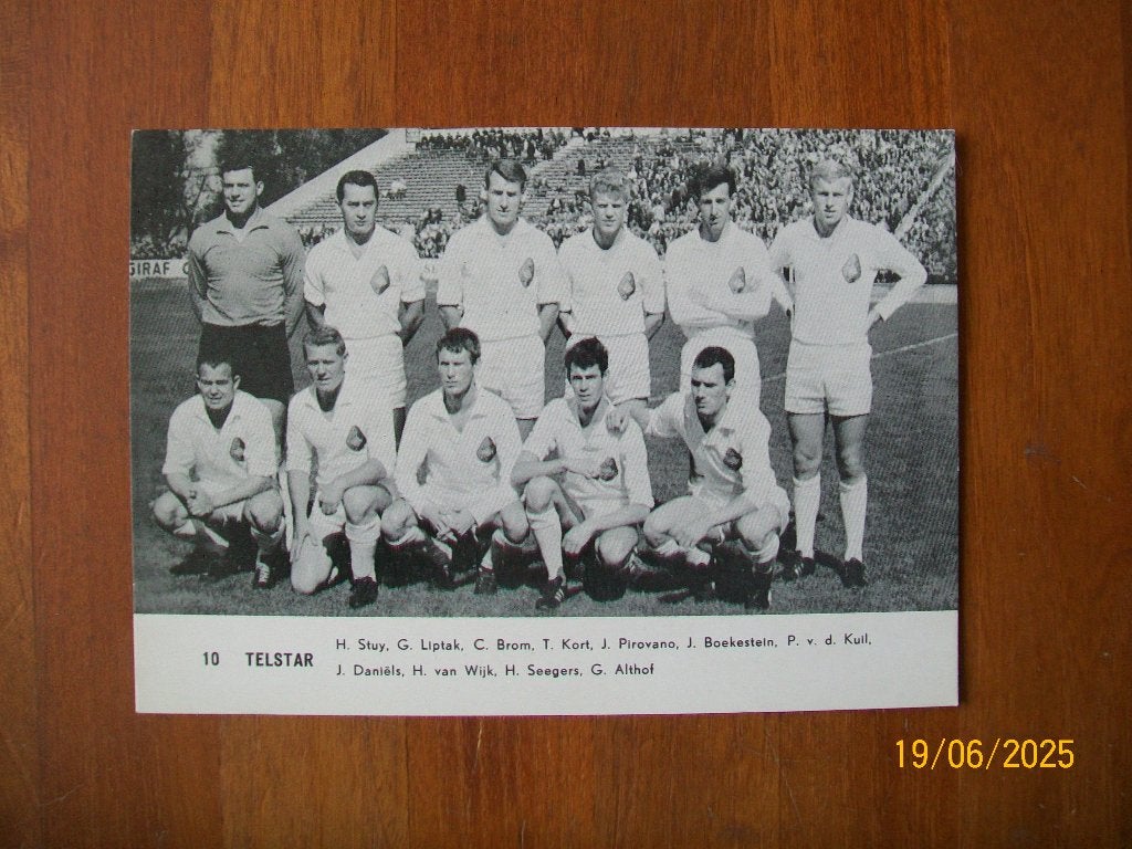 Telstar foto - seizoen 1964-1965, Verzenden, Zo goed als nieuw, Overige binnenlandse clubs, Spelerskaart