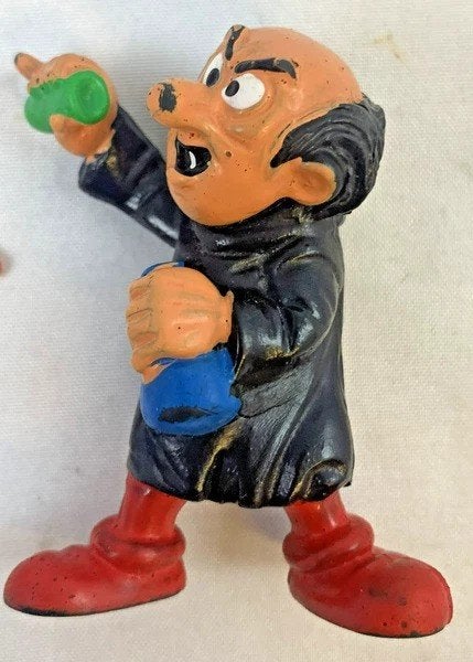 Smurfen Schleich Gargamel & Azrael Figuren 1982 W. Germany, Verzamelen, Smurfen, Coolsingel 104, 3011 AG Rotterdam, Netherlands