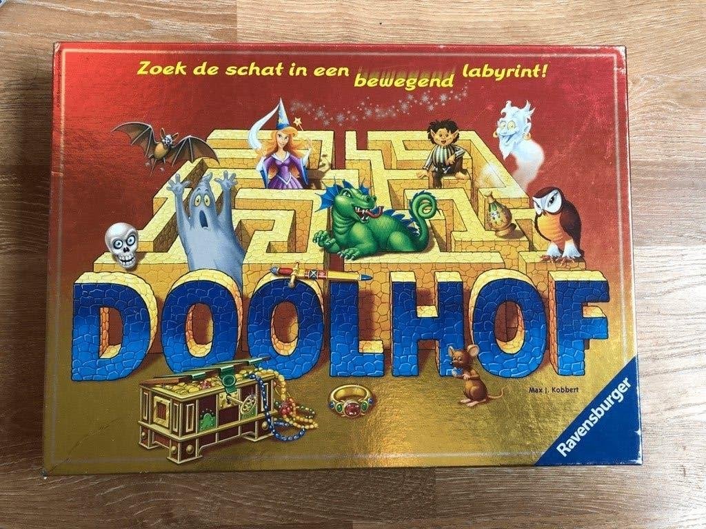 Doolhof gezelschapspel, Drie of vier spelers, Ophalen of Verzenden, Gebruikt