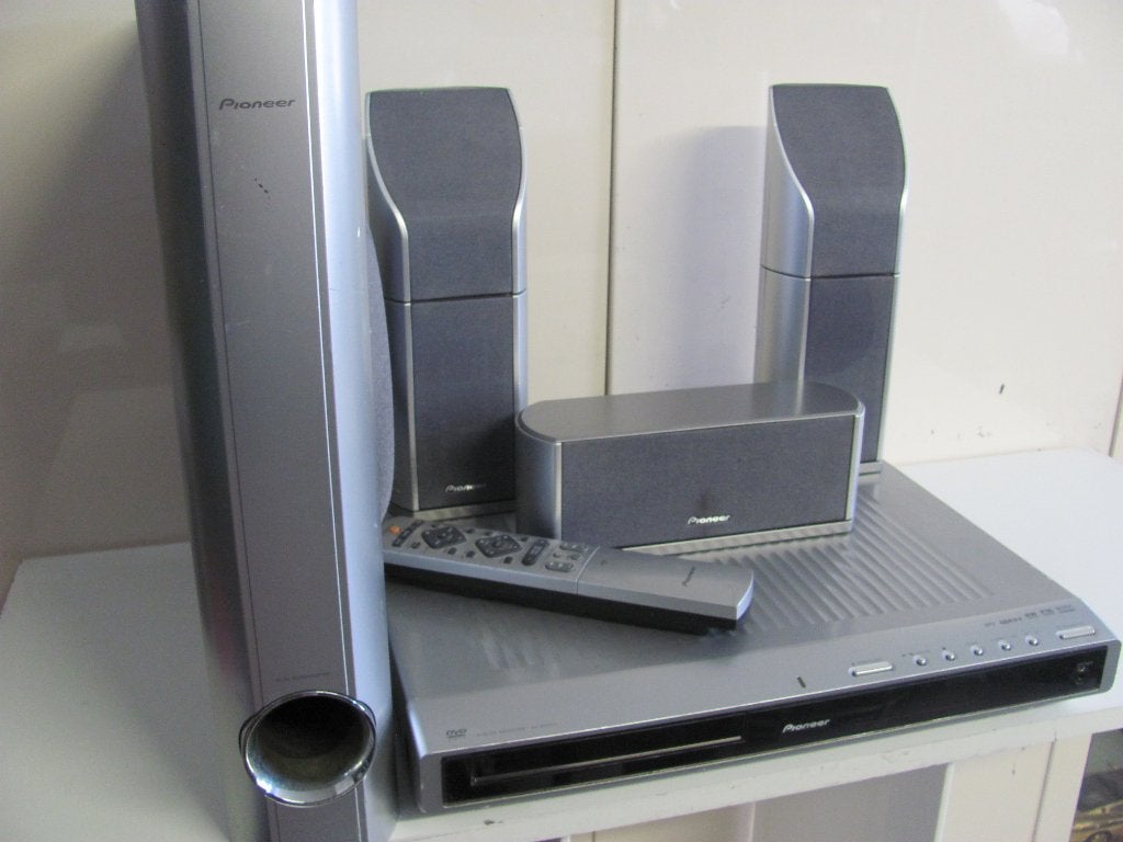 PIONEER DVD/RECEIVER XV-DV323 met subwoofer, Ophalen, Gebruikt, Dvd-speler, Pioneer