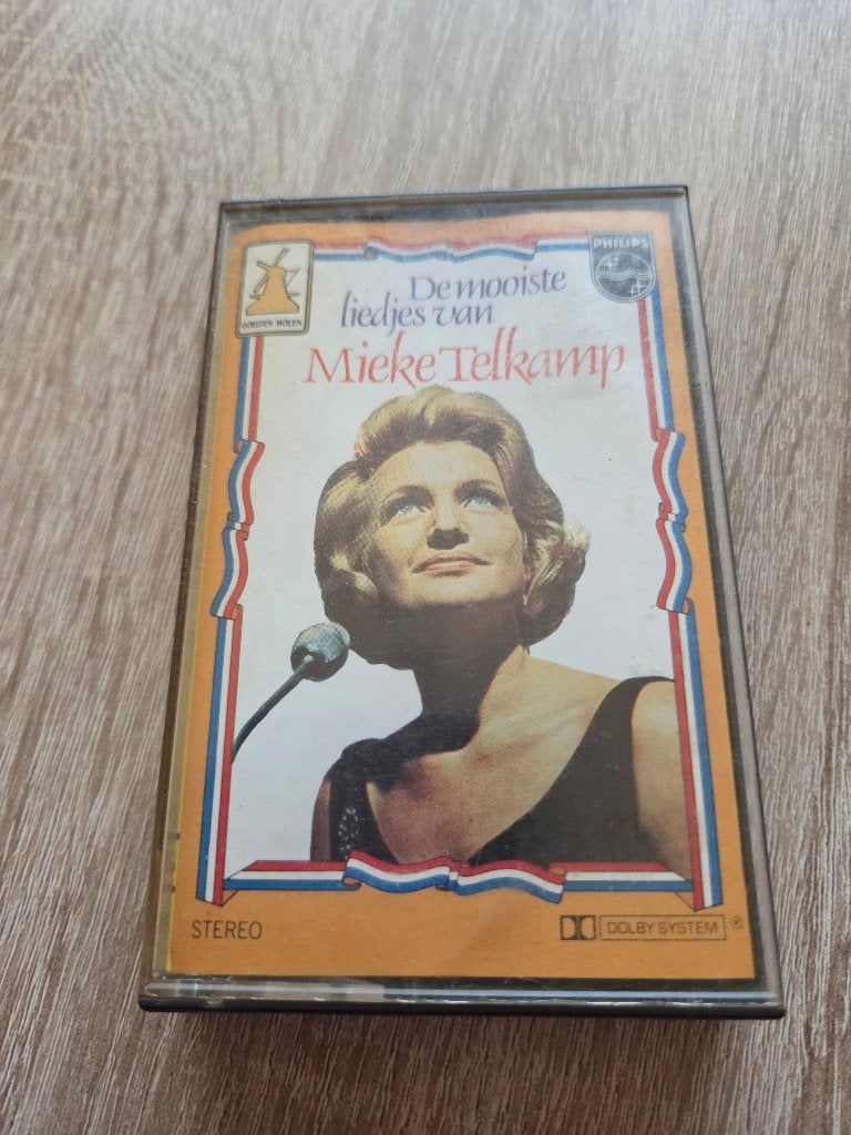 Cassette Bandje Mieke Telkamp, Cd's en Dvd's, Gebruikt, Overige formaten, Ophalen of Verzenden, Levenslied of Smartlap