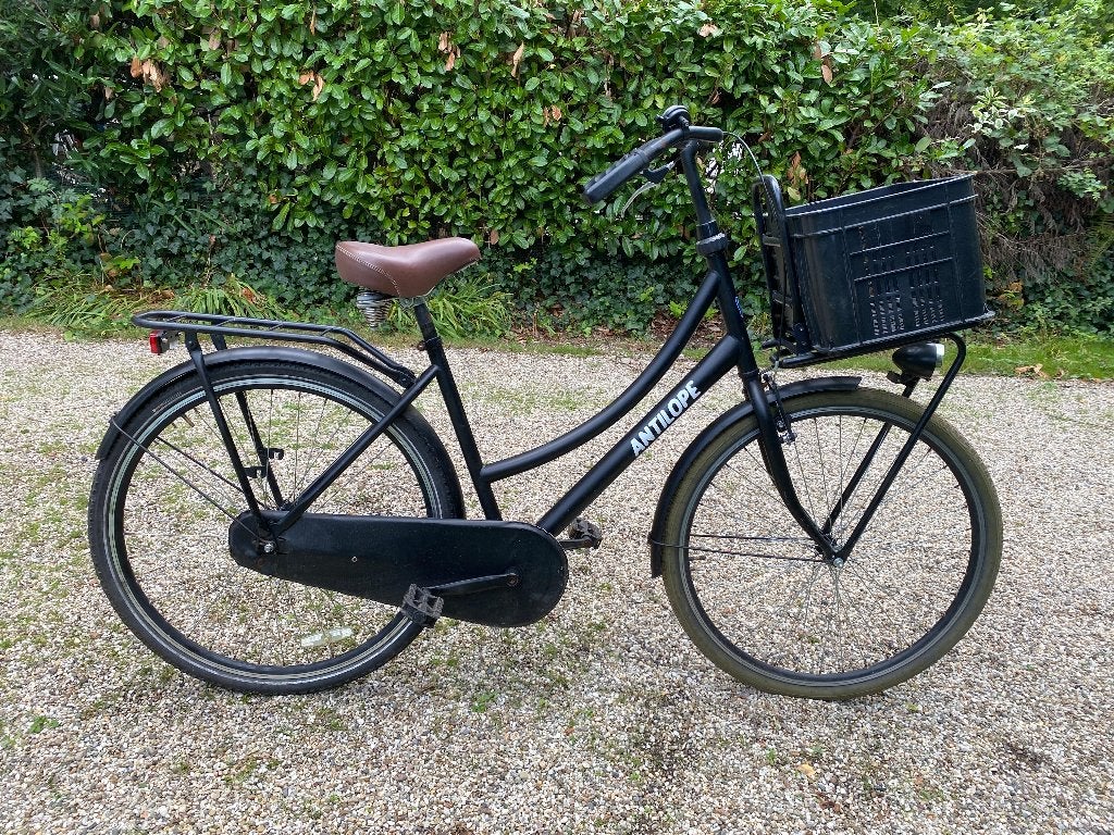 Fraaie dames-stadsfiets met voorrek en terug-trap-rem., Terugtraprem, Gebruikt, 50 tot 53 cm, Ophalen