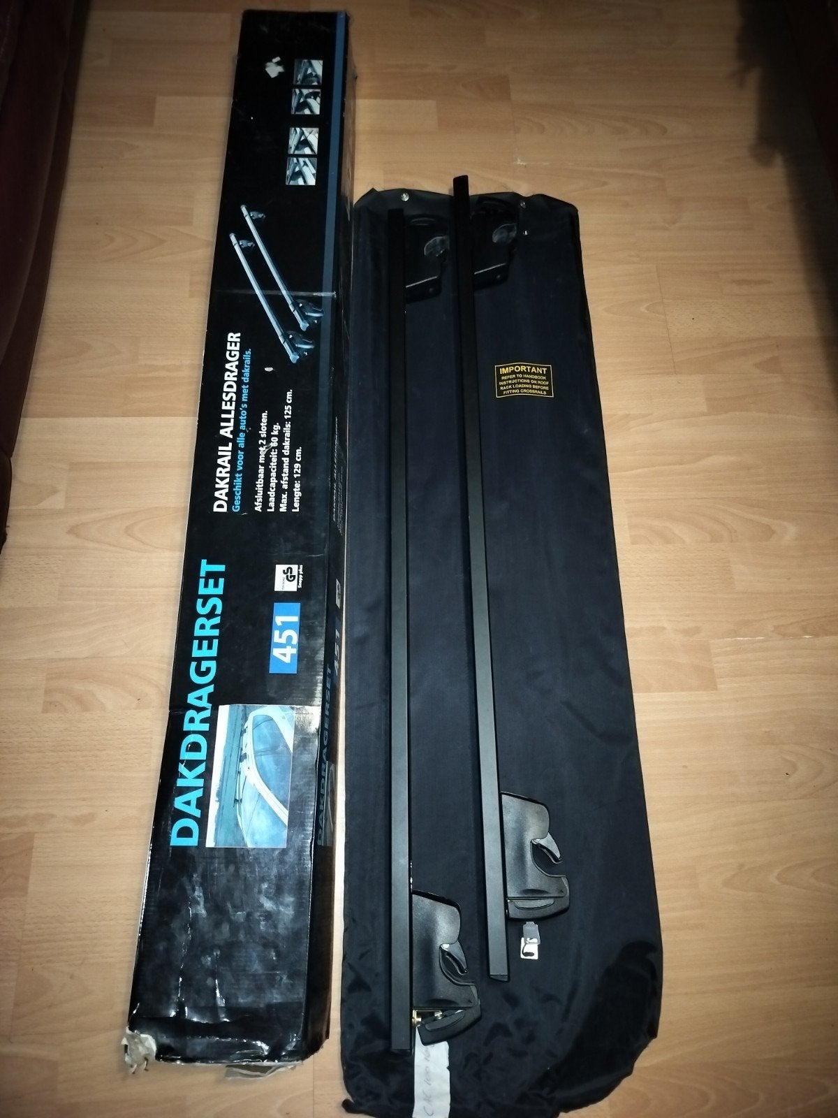 Dakdragerset Dakrail Allesdrager 451 - 125 cm, Auto diversen, Dakdragers, Ophalen, Nieuw