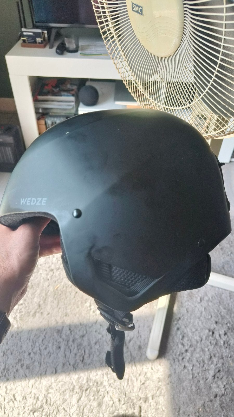Wedze Carving 500 Skihelm Zwart Maat S (53-56 cm), Overige merken, Overige typen, Ophalen of Verzenden, Zo goed als nieuw