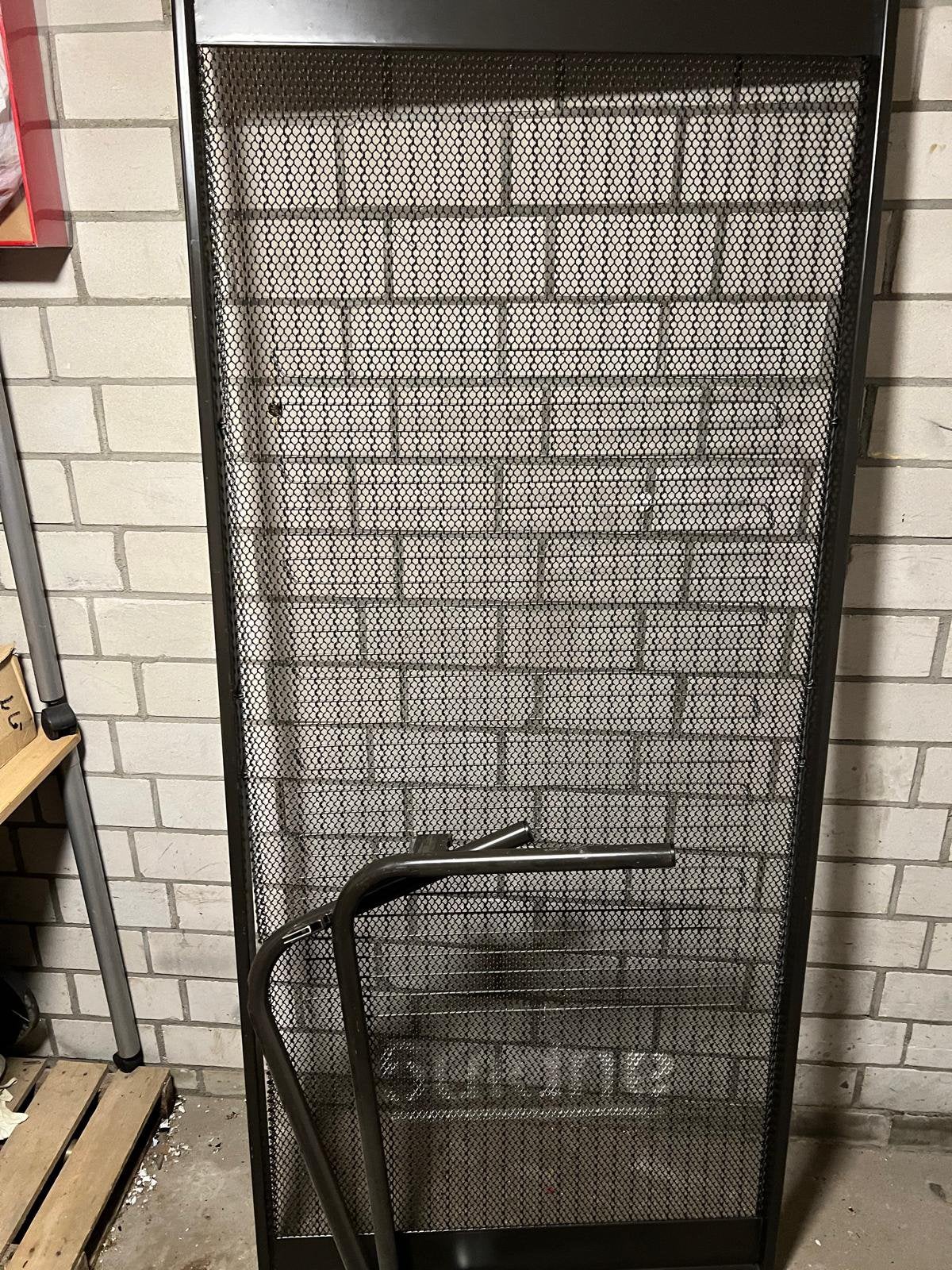 Auping bed, Ophalen, 90 cm, Eenpersoons, Zwart