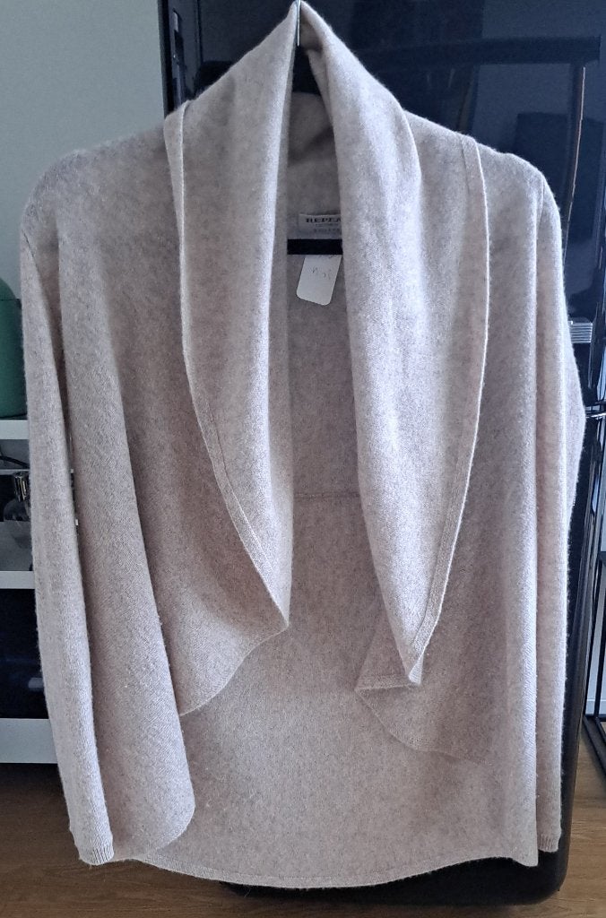 Repeat beige vest cashmere, Repeat, Ophalen of Verzenden, Nieuw, Beige