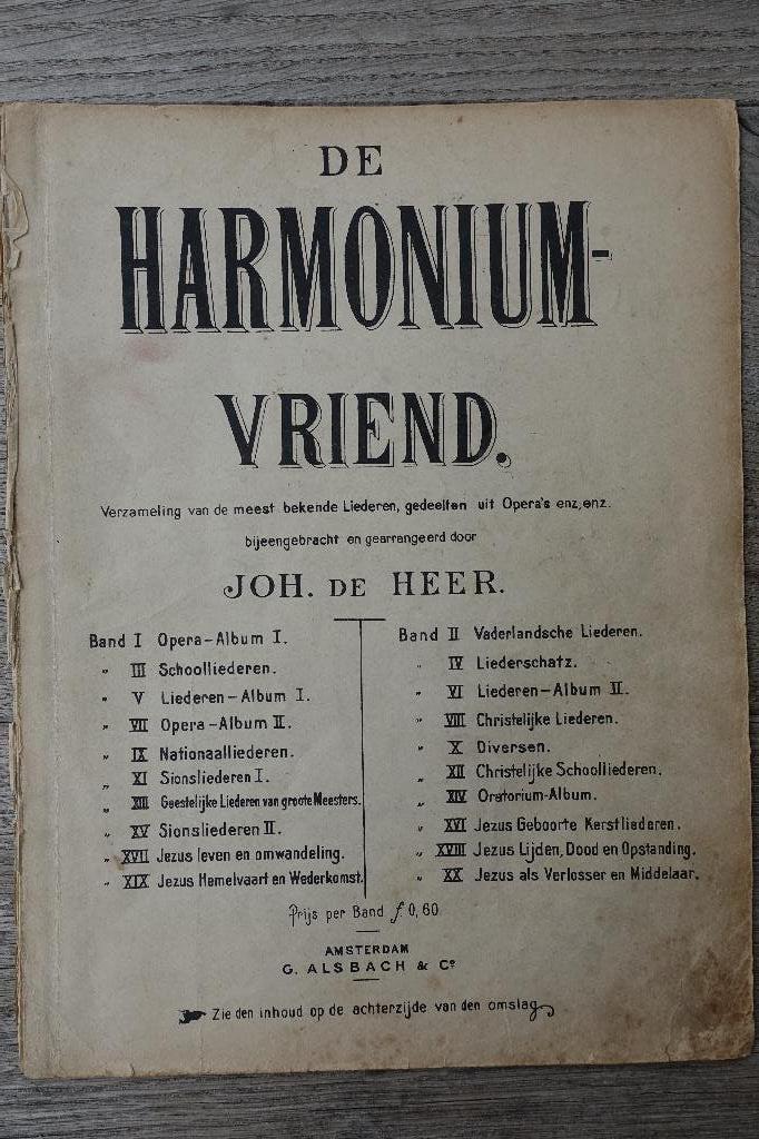 De harmonium vriend, Muziek en Instrumenten, Gebruikt, Ophalen of Verzenden, Religie en Gospel, Artiest of Componist