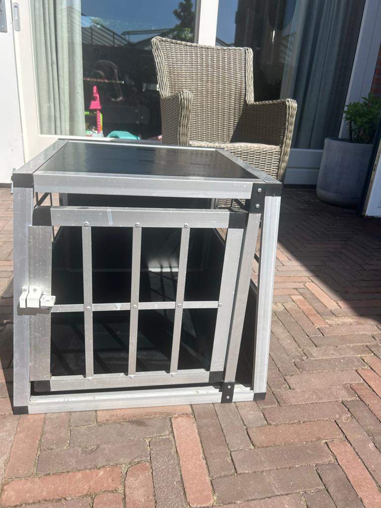 Auto kennel hond, Ophalen, Gebruikt