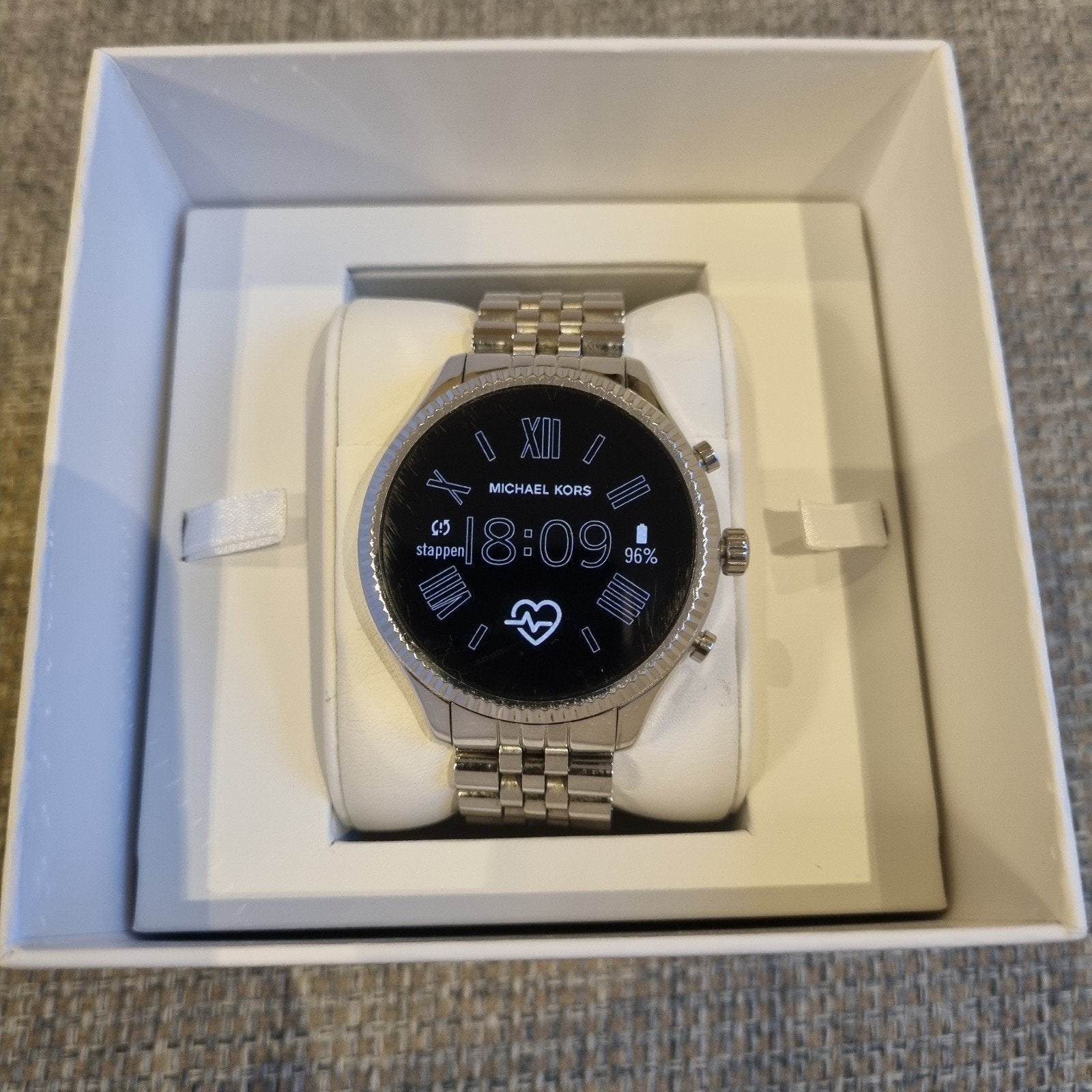 Michael Kors MKT5077 - Lexington 2 - Gen5 - Smartwatch, Hartslag, Michael Kors, Ophalen of Verzenden, Zo goed als nieuw