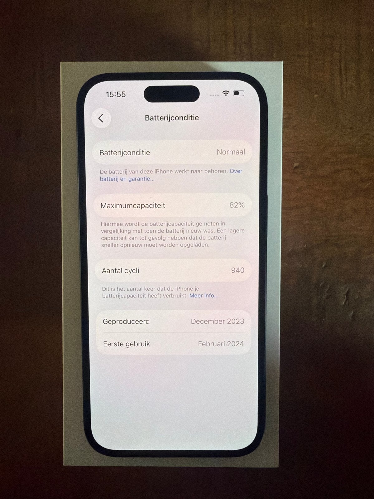 Foto 3 van iPhone 15 128GB Zwart -  Gebruikt