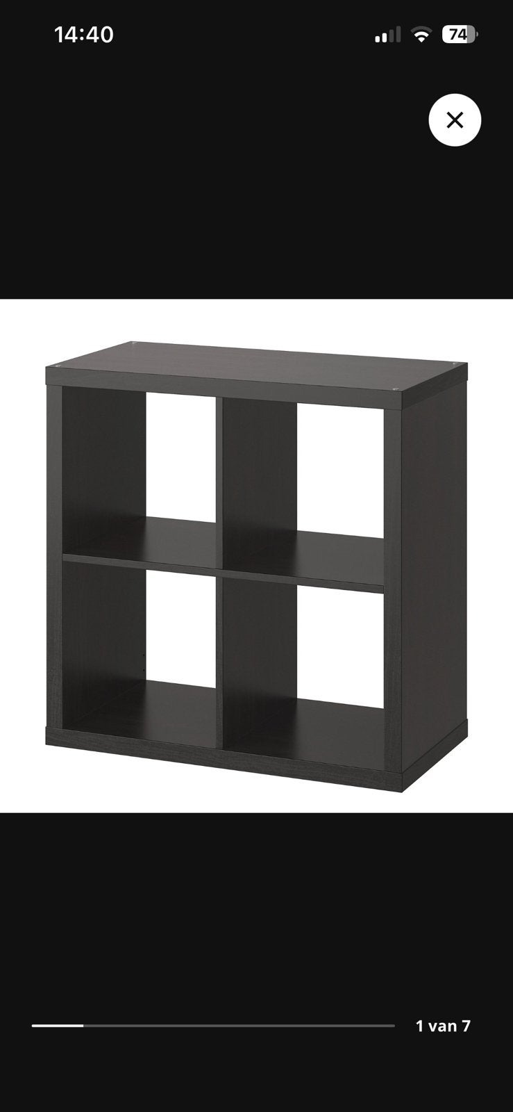 Kallax kast 4x4 - GRATIS, Ophalen, Gebruikt