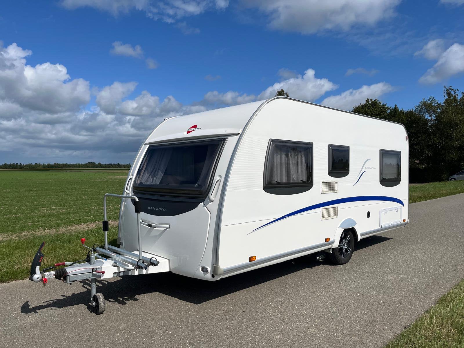 Bürstner Belcanto 455 TS Airco en mover, Caravans en Kamperen, Caravans, Rondzit, Particulier, Schokbreker, Vast bed
