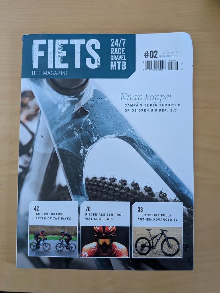 Fiets Magazine - Februari 2020 - Race Gravel MTB, Boeken, Tijdschriften en Kranten, Ophalen, Zo goed als nieuw, Sport en Vrije tijd