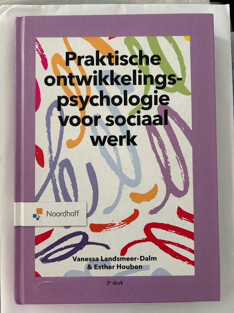 Praktische ontwikkelingspsychologie voor SW 2e druk, Verzenden, Zo goed als nieuw, Ontwikkelingspsychologie, Vanessa Landsmeer-Dalm & Esther Houben