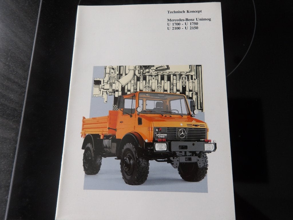 Mercedes-Benz Unimog Technisch Koncept Brochure, Ophalen of Verzenden