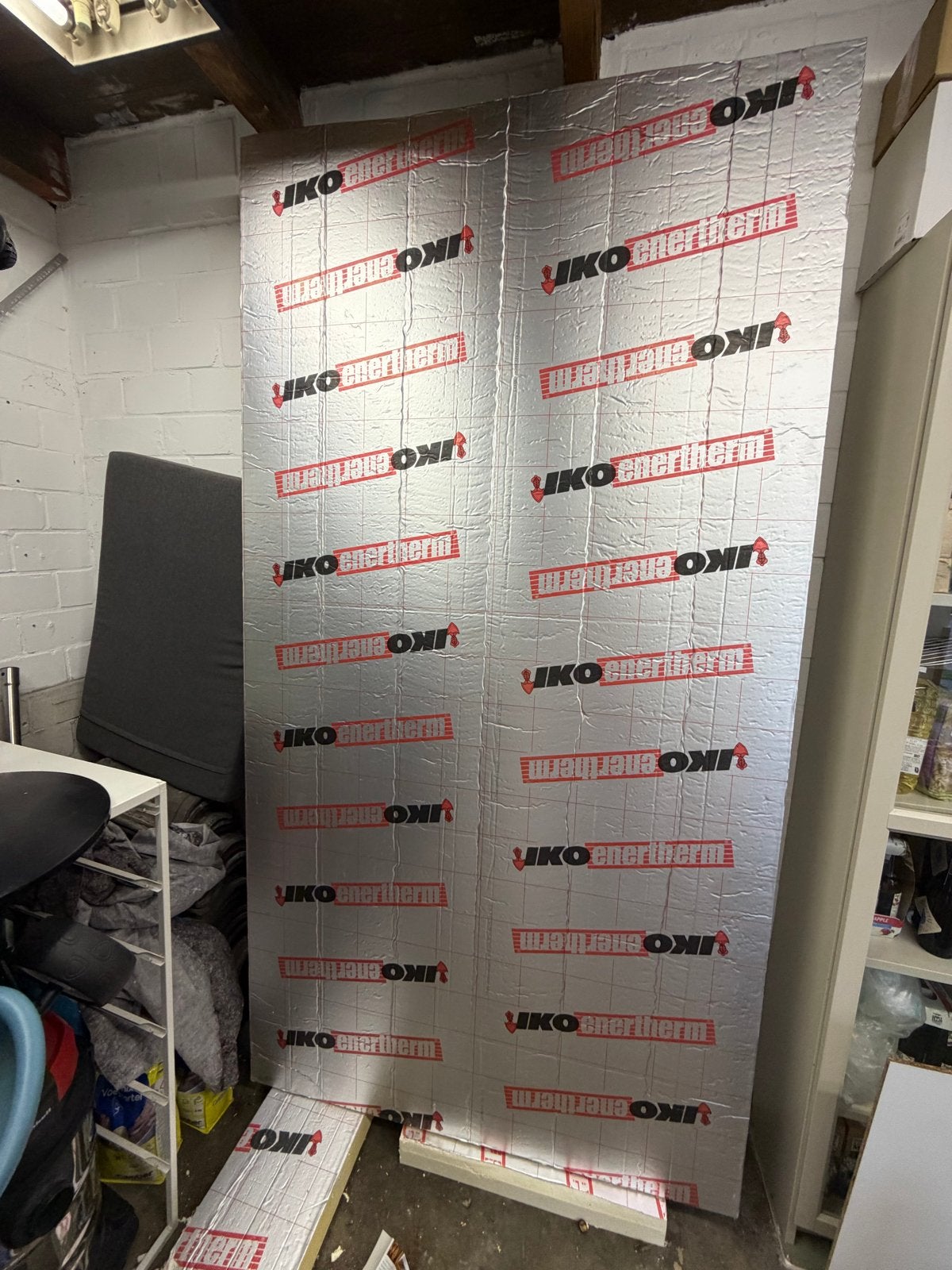 1 IKO enertherm PIR isolatieplaat, Doe-het-zelf en Verbouw, Ophalen, 5 tot 10 m², Zo goed als nieuw, Hardschuim (Pir)
