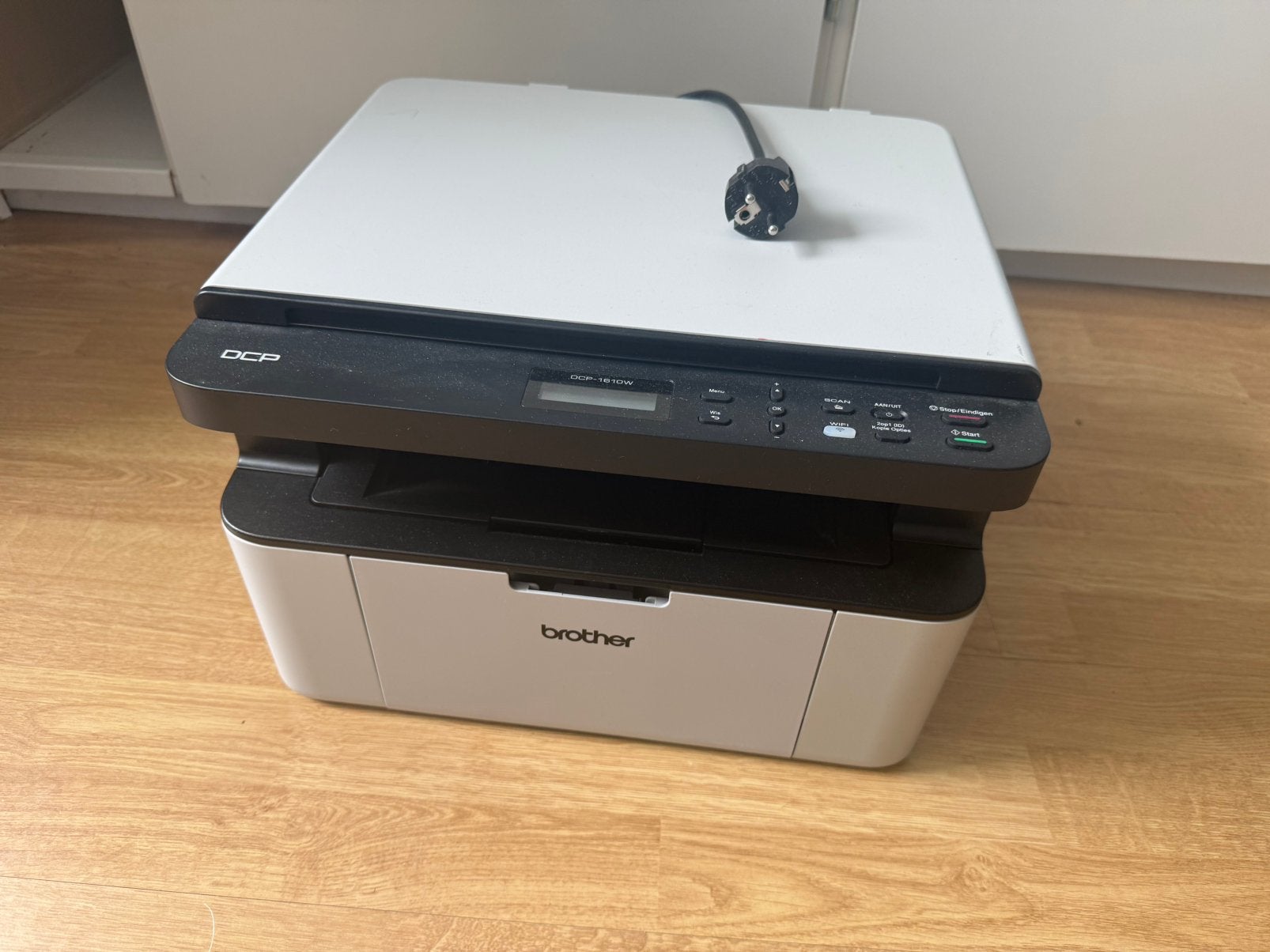 Brother DCP-1610W - All-in-One Laserprinter - Zwart-Wit, Ophalen, Zo goed als nieuw