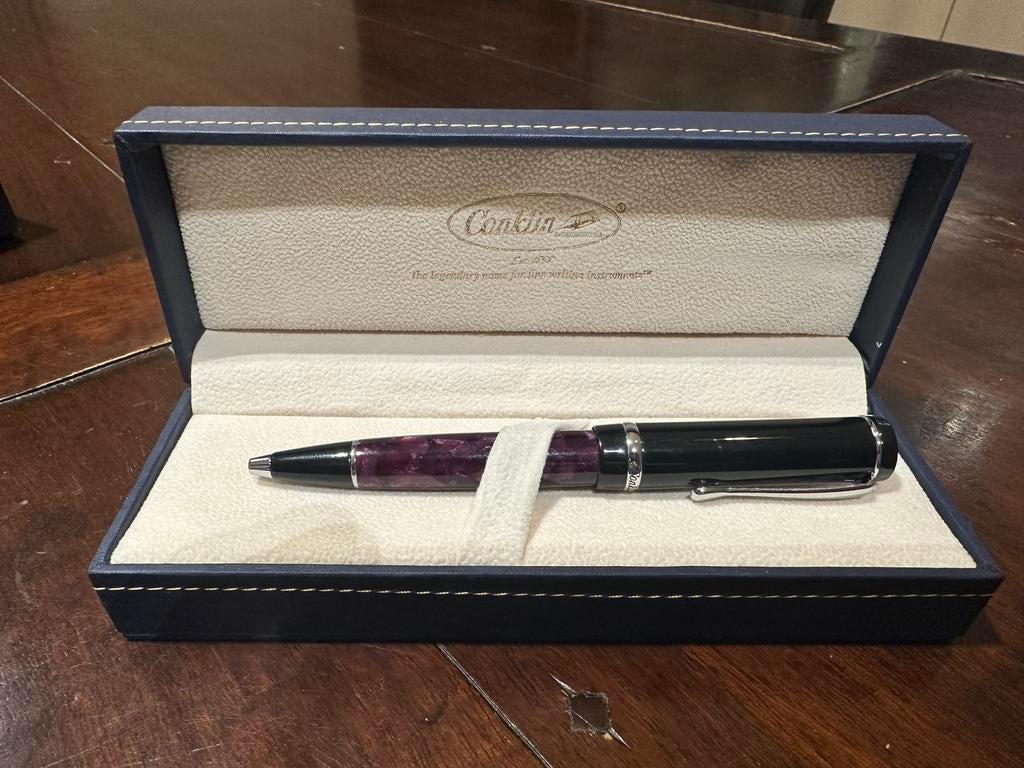 Conklin Duragraph Balpen - Purple Nights, Overige merken, Balpen, Nieuw, Met doosje