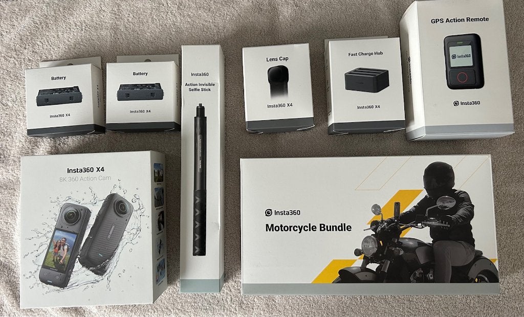 Insta360 X4 8K 360 Camera + Complete Accessoires Set, Audio, Tv en Foto, Ophalen of Verzenden, Zo goed als nieuw, Overige merken