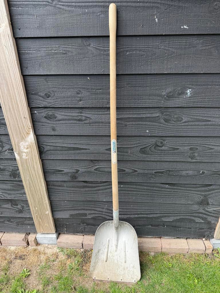 Talen Tools Graanschop / mestschep aluminium + hooivork, Ophalen, Gebruikt, Schop
