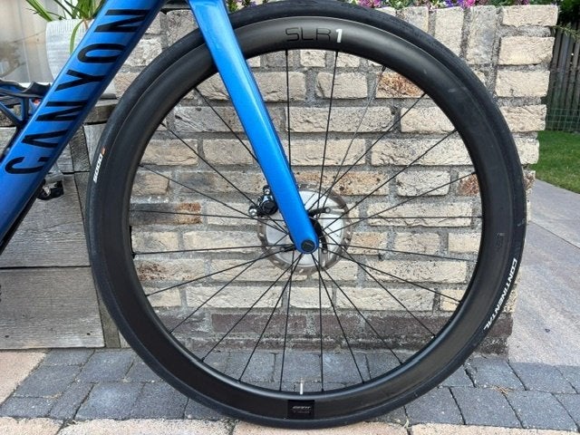 Giant SLR 1 carbon disc wielset met banden, Giant, Zo goed als nieuw, Racefiets, Carbon