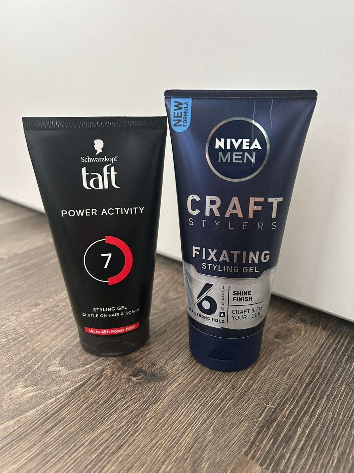 2x ongebruikte tube gel, Ophalen of Verzenden, Nieuw, Gel, Wax, Haarlak of Mousse