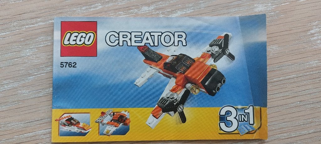 Lego Creator 3 in1 Vliegtuigen 5762, Kinderen en Baby's, Inclusief instructies, Gebruikt, Lego, Ophalen of Verzenden