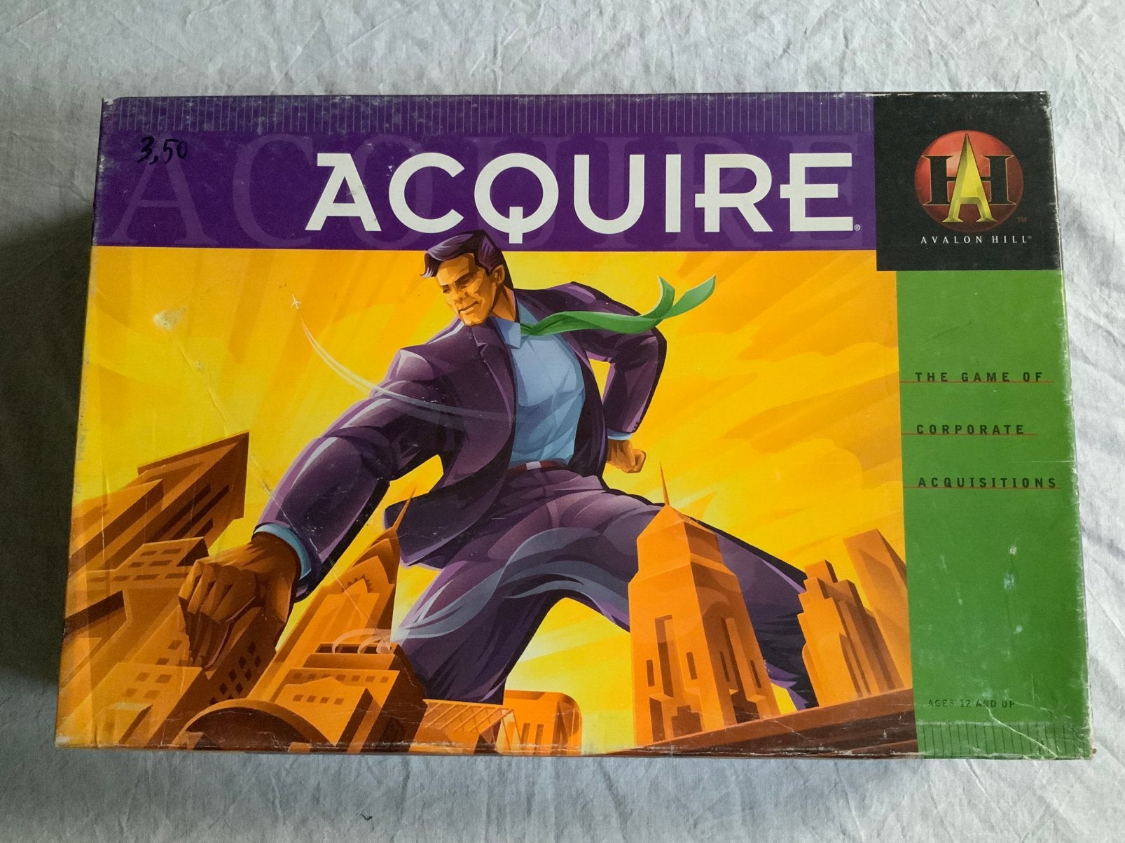 Acquire, Een of twee spelers, Ophalen of Verzenden, Gebruikt, Avalon Hill