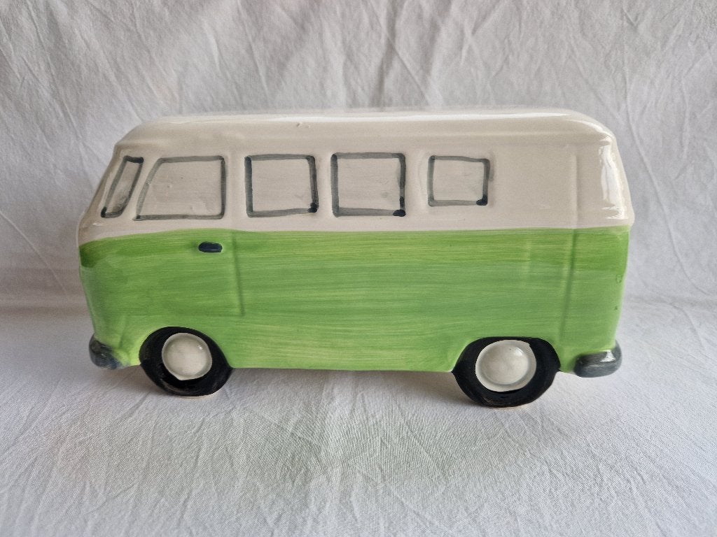 Keramiek spaarpot volkswagen., Verzamelen, Ophalen of Verzenden, Zo goed als nieuw, Steen, Aardewerk of Keramiek, Vervoermiddel